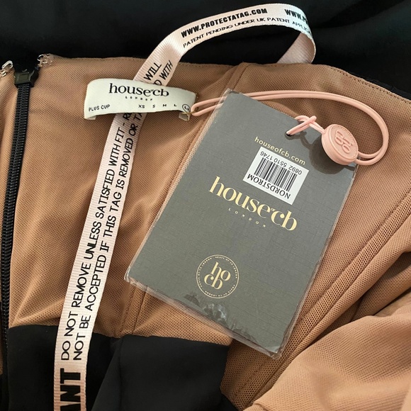 NEW House of CB Cara Maxi Dress Black Large+ XL with Plus Cup - Picture 15 of 17